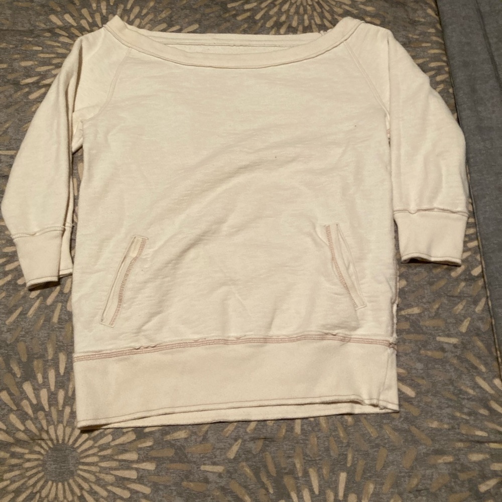 Off-the-shoulder sweater